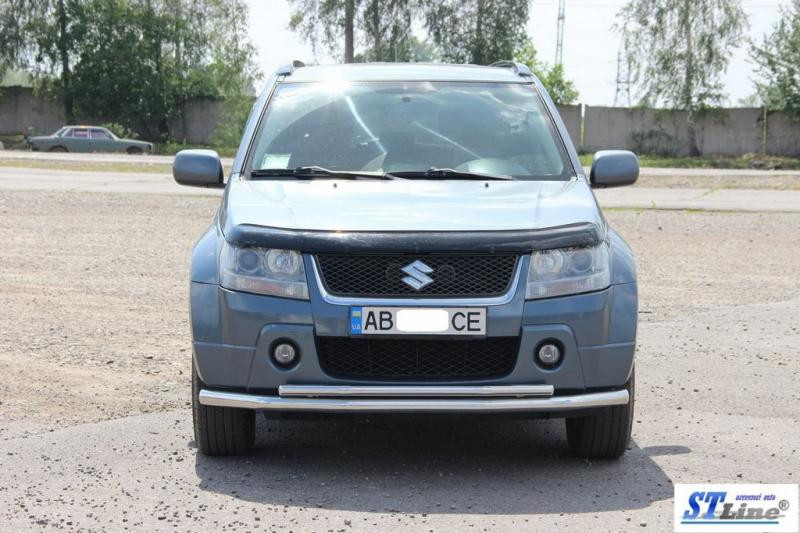 Купити Передній подвійний вус 60/42мм (нерж) для Suzuki Grand Vitara 2005-2017 рр