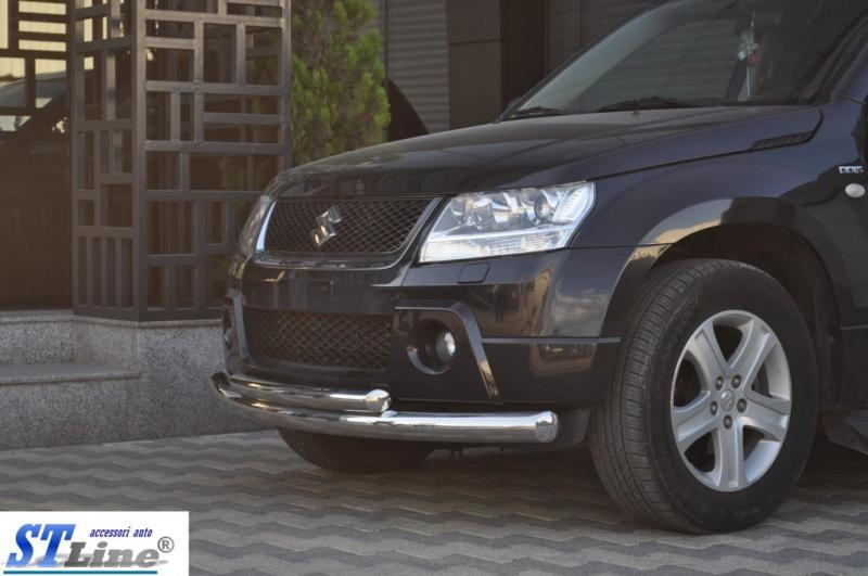 Купити Передній подвійний вус 60/42мм (нерж) для Suzuki Grand Vitara 2005-2017 рр