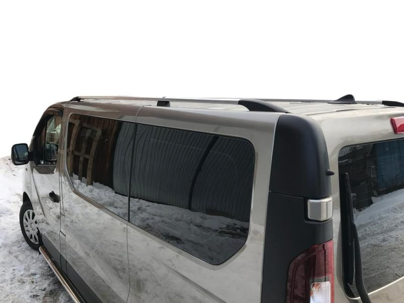 Купити Рейлінги Хром Коротка база, металеві ніжки для Nissan NV300/Primastar 2016-рр