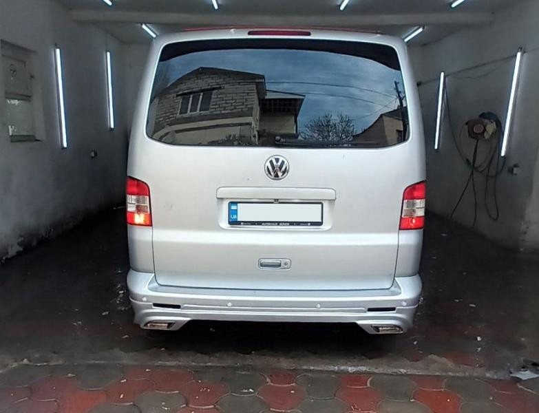 Купить Задняя нижняя юбка Sport 2 (под покраску) для Volkswagen T5 Transporter 2003-2010 гг