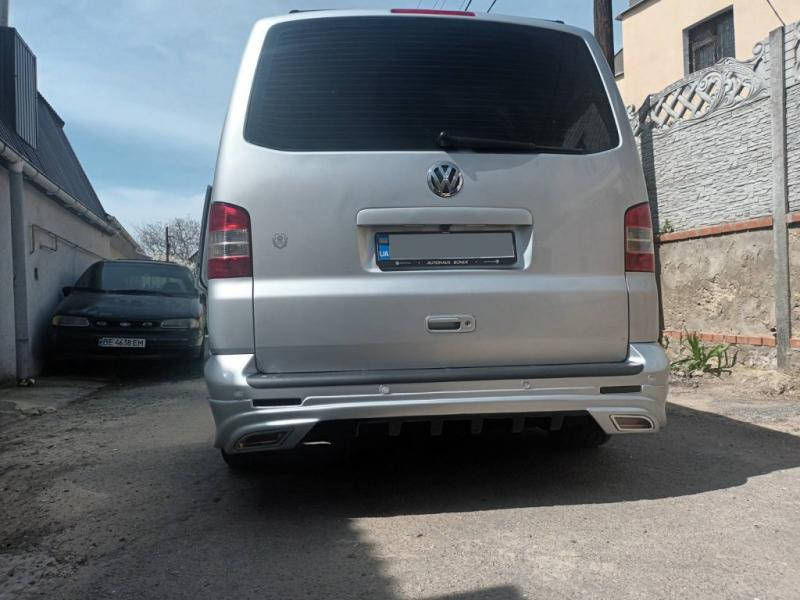 Купить Задняя нижняя юбка Sport 2 (под покраску) для Volkswagen T5 Transporter 2003-2010 гг