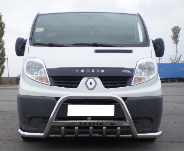 Купити Кенгурятник з вусами (нерж.) для Renault Trafic 2001-2015 рр