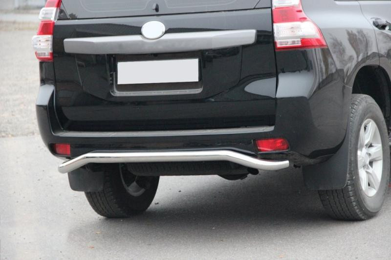 Купити Задня дуга AK008 (нерж) для Toyota Land Cruiser Prado 150