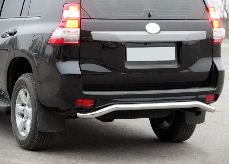 Купити Задня дуга AK008 (нерж) для Toyota Land Cruiser Prado 150