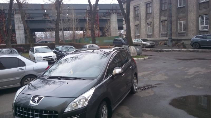 Купити Рейлінги Skyport Grey для Peugeot 3008 2008-2016 рр