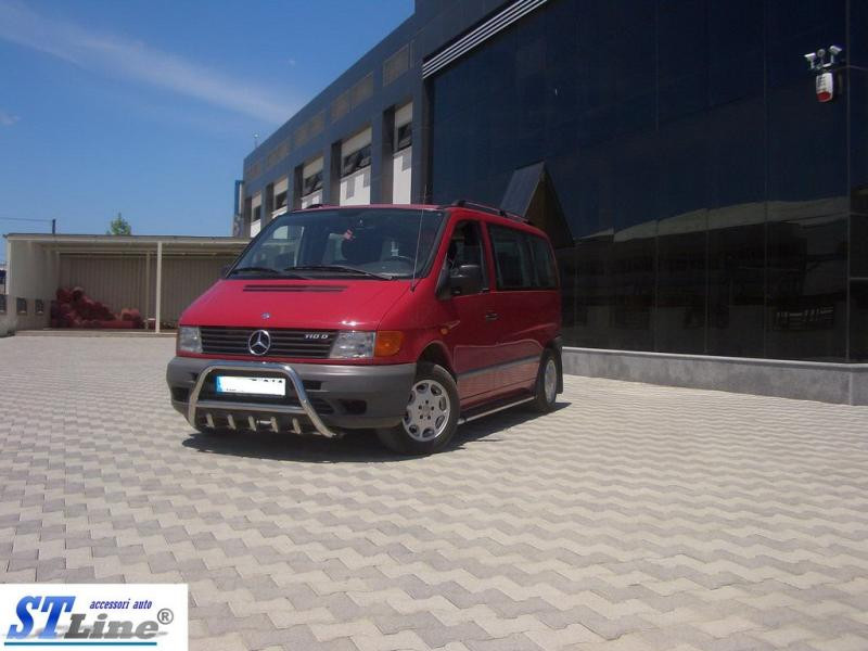 Купити Кенгурятник WT003/4 (нерж.) без напису, 51мм для Mercedes Vito W638 1996-2003 рр