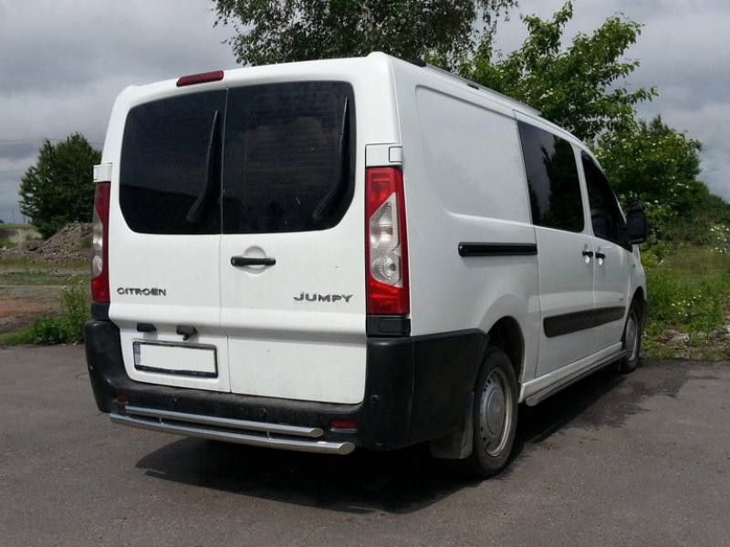 Купити Задня дуга AK002-Подвійний (нерж.) для Fiat Scudo 2007-2015 рр