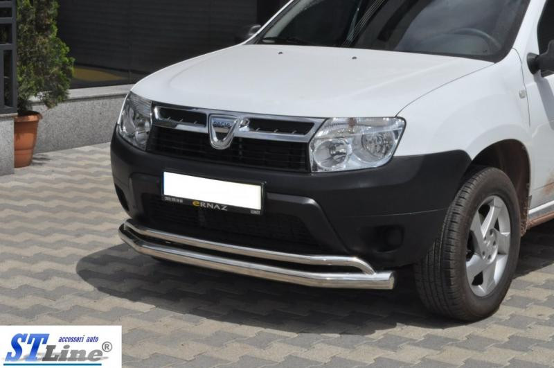 Купити Передній захист ST017 (нерж.) для Renault Duster 2008-2017 рр