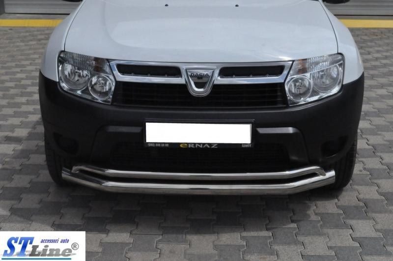 Купити Передній захист ST017 (нерж.) для Renault Duster 2008-2017 рр