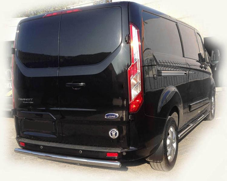 Купити Задня дуга AK002 (нерж) для Ford Custom 2013-2022 рр