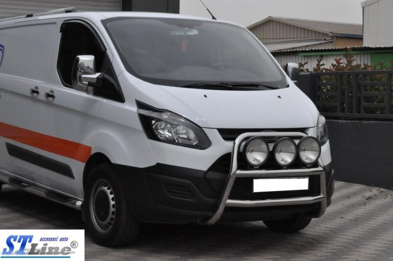 Купити Кенгурятник WT022 (нерж.) для Ford Custom 2013-2022 рр