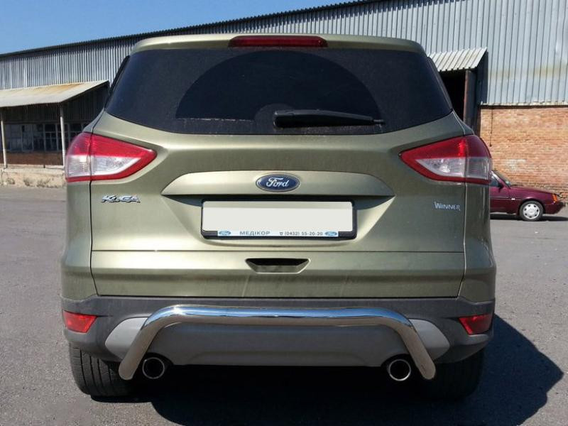 Купити Задня дуга AK007 (нерж) для Ford Kuga 2008-2013 рр