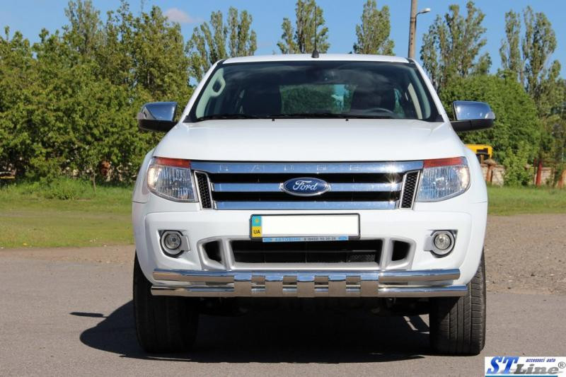 Купити Передній захист ST016 (нерж.) для Ford Ranger 2011-2022 рр
