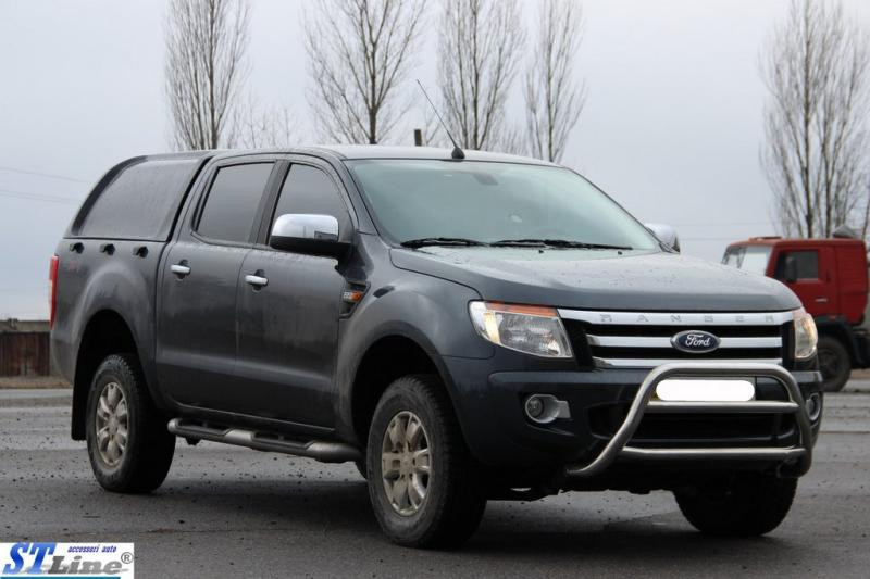 Купити Передній захист WT022 (нерж.) для Ford Ranger 2011-2022 рр