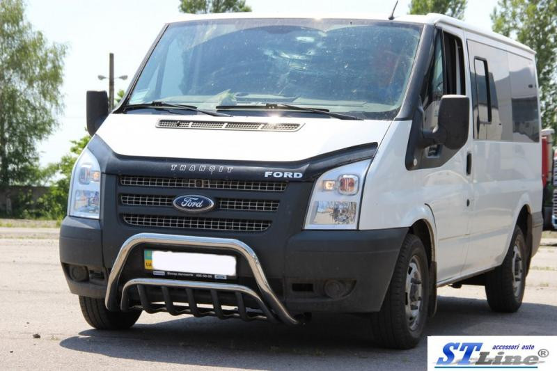 Купити Кенгурятник WT002 (2006-2014, нерж.) для Ford Transit рр