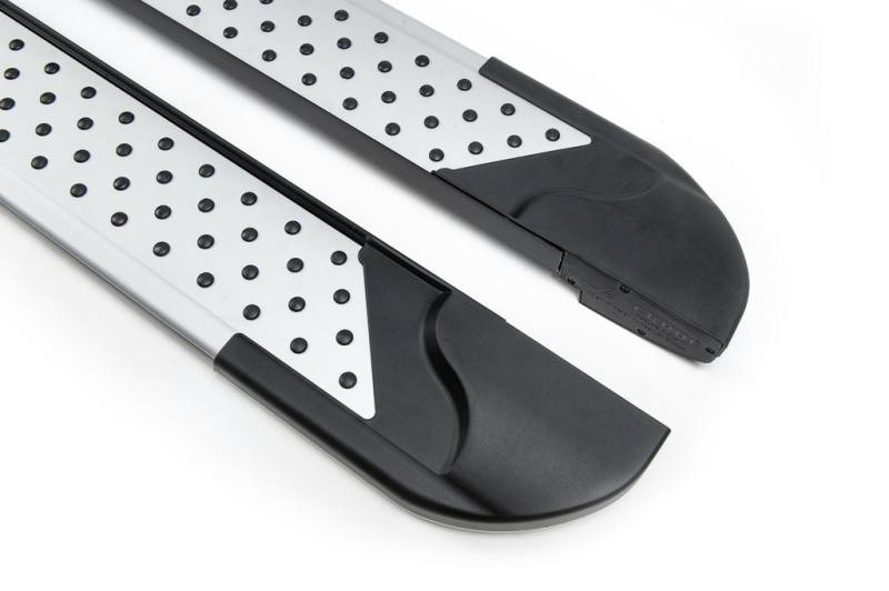Купить Боковые пороги Allmond Grey (2 шт., алюминий) для GreatWall Wingle 5