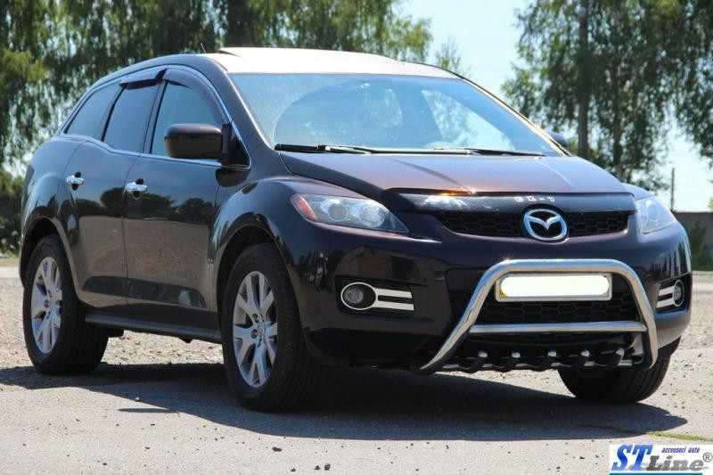 Купити Передній захист WT003 (нерж.) для Mazda CX-7 2006-2012рр