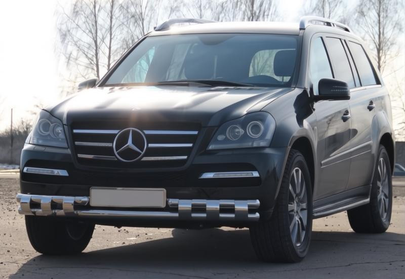 Купити Передня дуга ST015 (нерж.) для Mercedes GL сlass X164