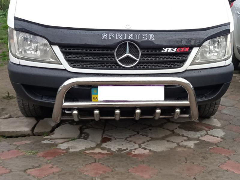 Купить Кенгурятник WT008 (нерж.) для Mercedes Sprinter W901/902/903/904/905 1995-2006 гг