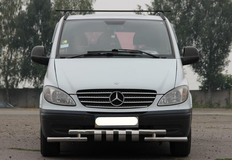 Купить Губа нижняя Shark ST015 (нерж) 2004-2010 для Mercedes Vito W639