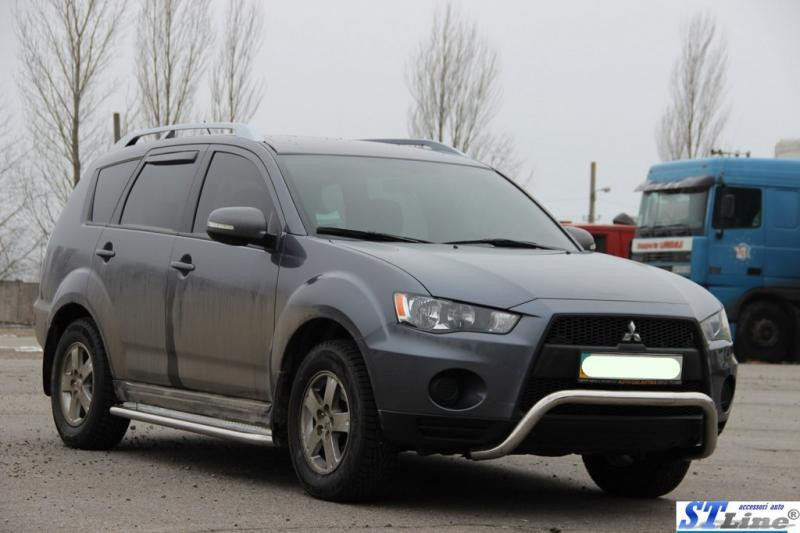 Купити Кенгурятник WT007 (нерж.) для Mitsubishi Outlander 2006-2012 рр