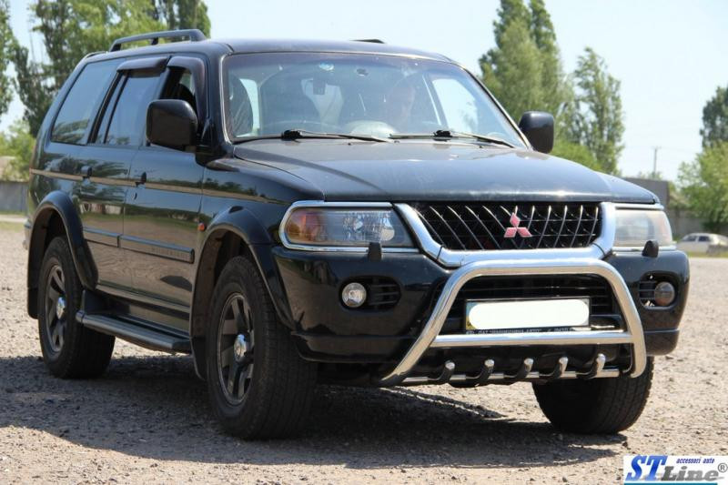 Купити Кенгурятник WT003 (нерж) для Mitsubishi Pajero Sport 1996-2007 рр