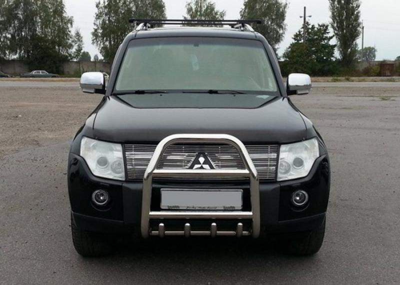 Купити Кенгурятник QT007 (нерж.) для Mitsubishi Pajero Wagon III