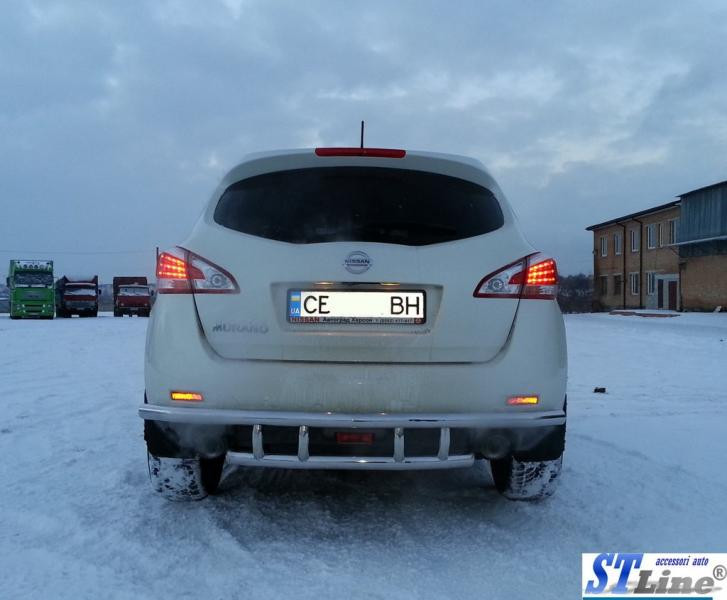 Купить Задняя дуга AK (нерж) для Nissan Murano 2008-2014 гг