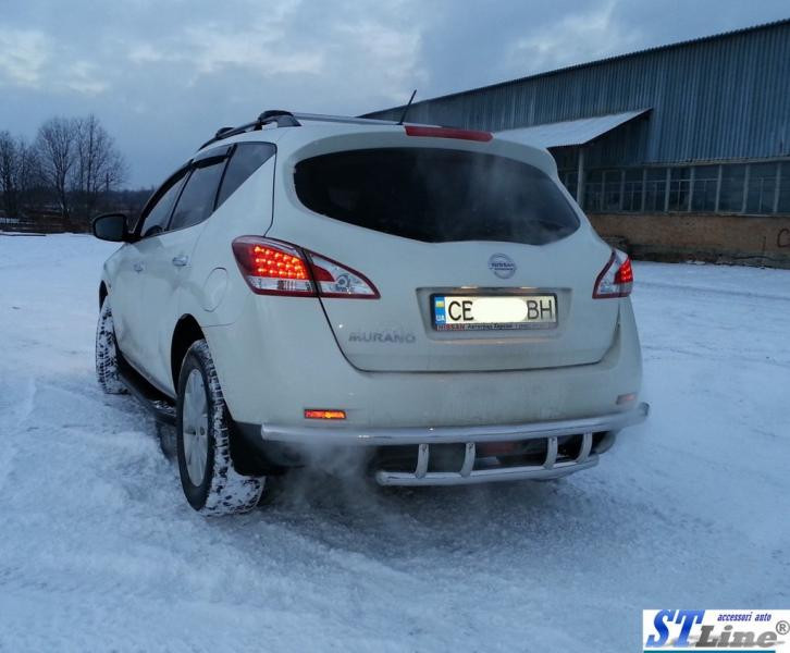 Купить Задняя дуга AK (нерж) для Nissan Murano 2008-2014 гг