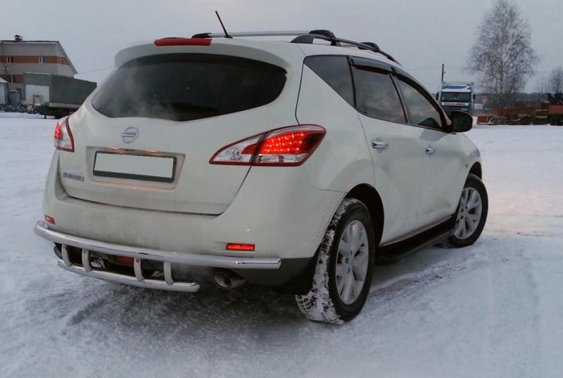 Купить Задняя дуга AK (нерж) для Nissan Murano 2008-2014 гг
