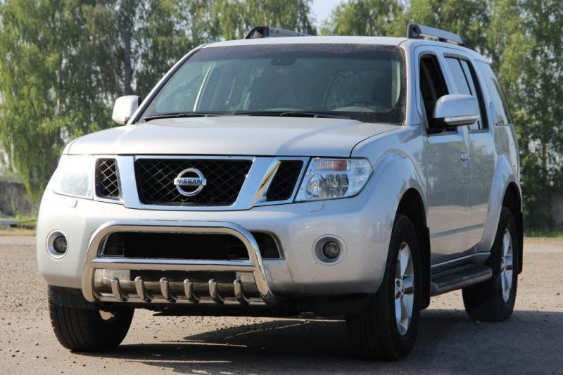 Купити Кенгурятник WT008 (нерж) для Nissan Navara 2006-2015 рр