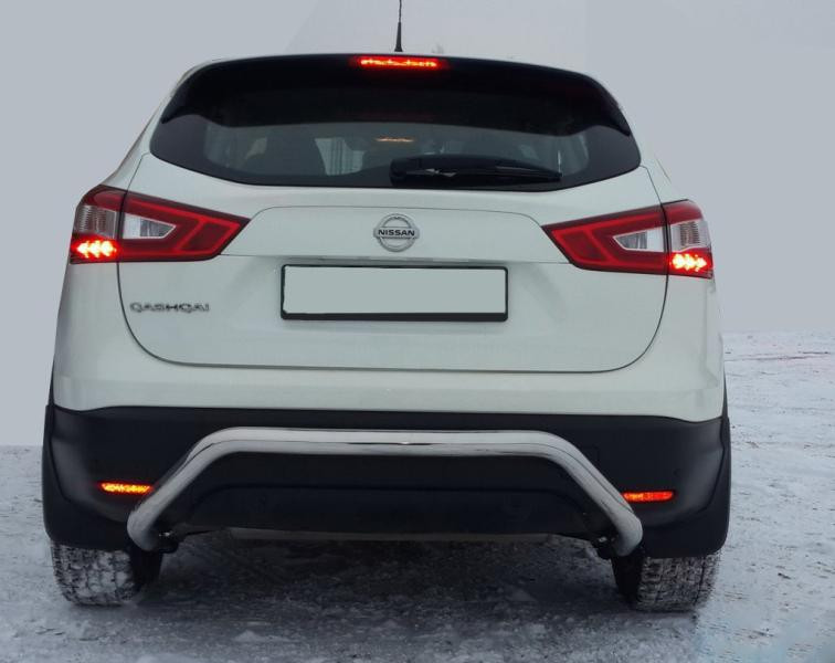 Купить Задняя дуга AK007-1 (нерж) для Nissan Qashqai/Rogue Sport 2014-2021 гг