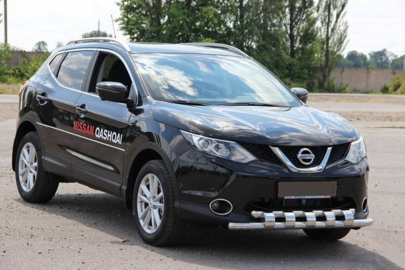 Купить Передняя защита ST015 (нерж) для Nissan Qashqai/Rogue Sport 2014-2021 гг