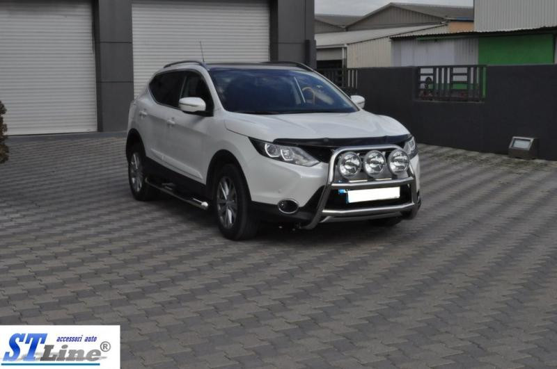 Купить Кенгурятник WT018 (нерж) для Nissan Qashqai/Rogue Sport 2014-2021 гг