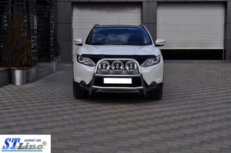 Купить Кенгурятник WT018 (нерж) для Nissan Qashqai/Rogue Sport 2014-2021 гг