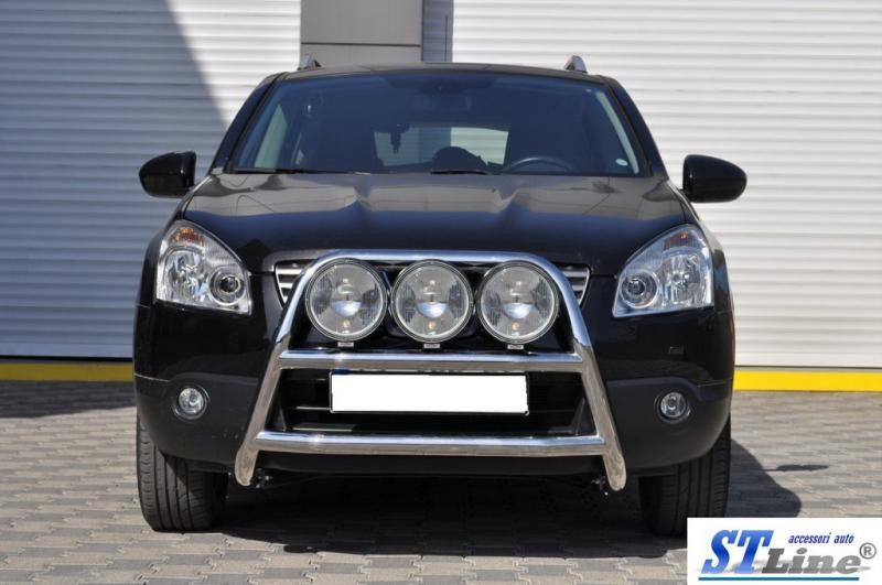 Купити Кенгурятник WT018 (нерж.) для Nissan Qashqai 2007-2010 рр