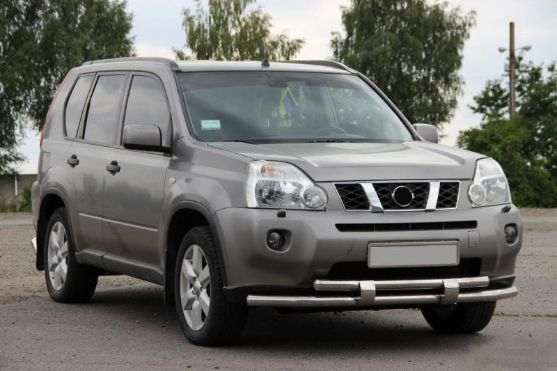Купити Передній захист ST015/2 (нерж) для Nissan X-trail T31 2007-2014рр