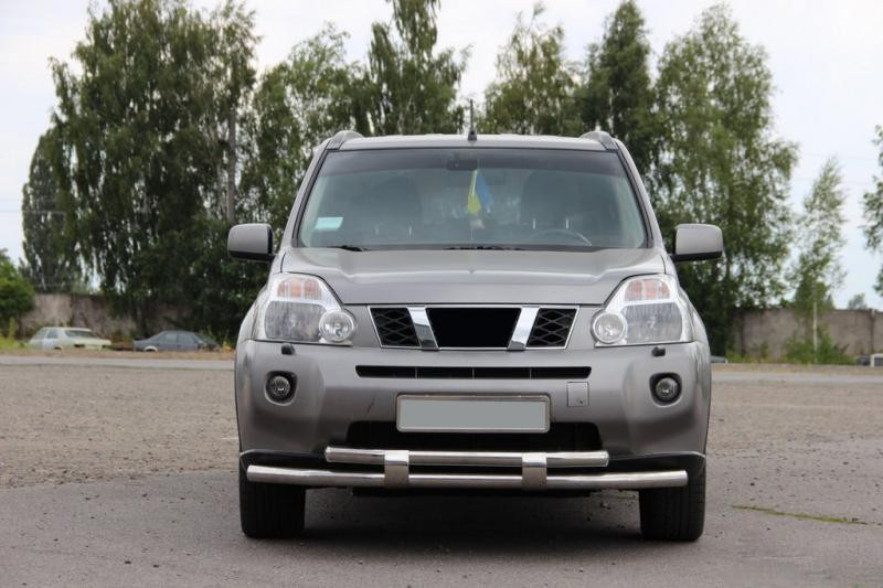 Купити Передній захист ST015/2 (нерж) для Nissan X-trail T31 2007-2014рр