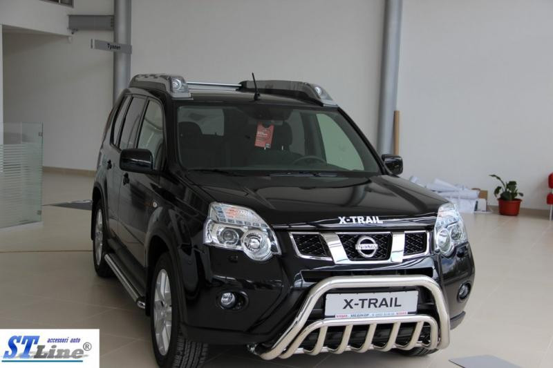 Купить Передняя защита WT002 (нерж) для Nissan X-trail T31 2007-2014 гг