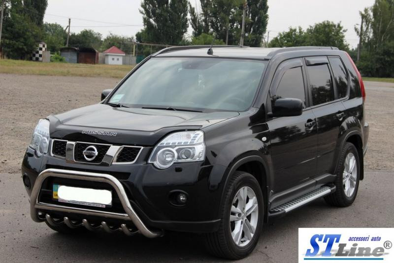 Купить Передняя защита WT003 (нерж) для Nissan X-trail T31 2007-2014 гг