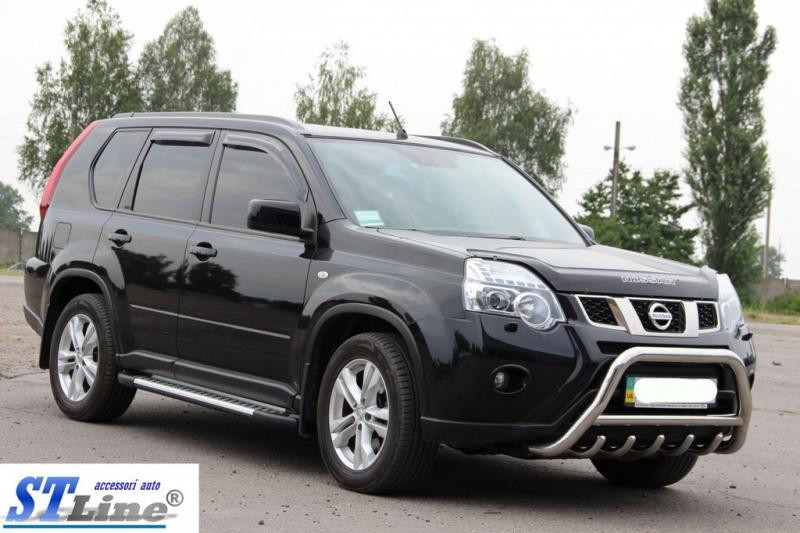 Купить Передняя защита WT003 (нерж) для Nissan X-trail T31 2007-2014 гг