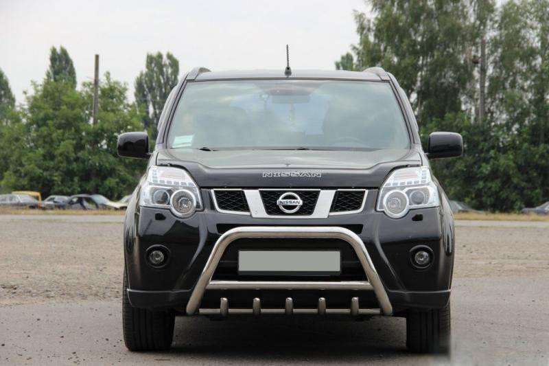 Купить Передняя защита WT003 (нерж) для Nissan X-trail T31 2007-2014 гг
