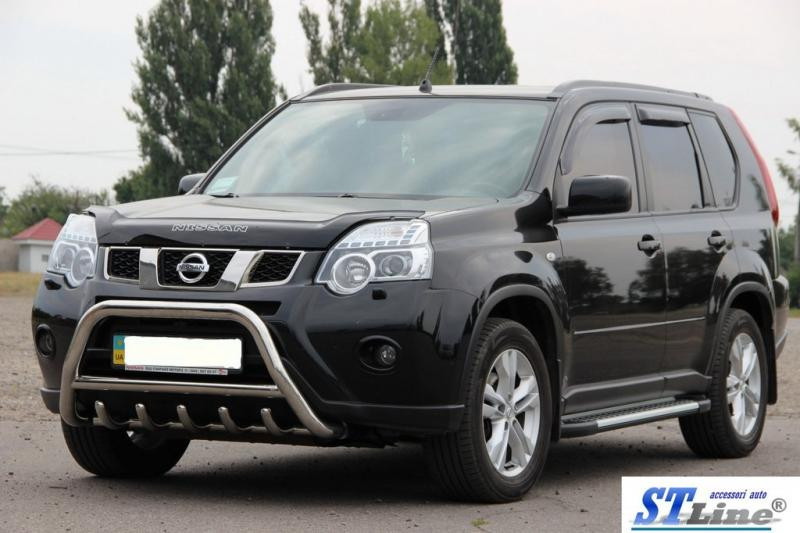 Купить Передняя защита WT003 (нерж) для Nissan X-trail T31 2007-2014 гг