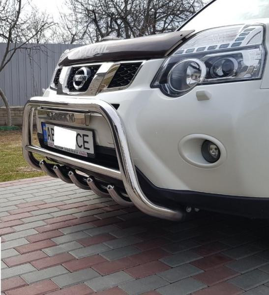 Купить Передняя защита WT003 (нерж) для Nissan X-trail T31 2007-2014 гг