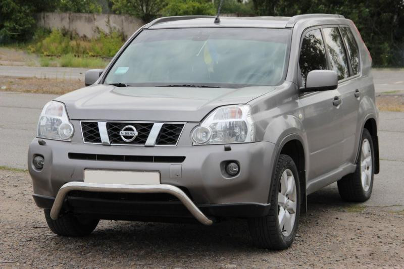Купити Передній захист WT007 (нерж) для Nissan X-trail T31 2007-2014рр