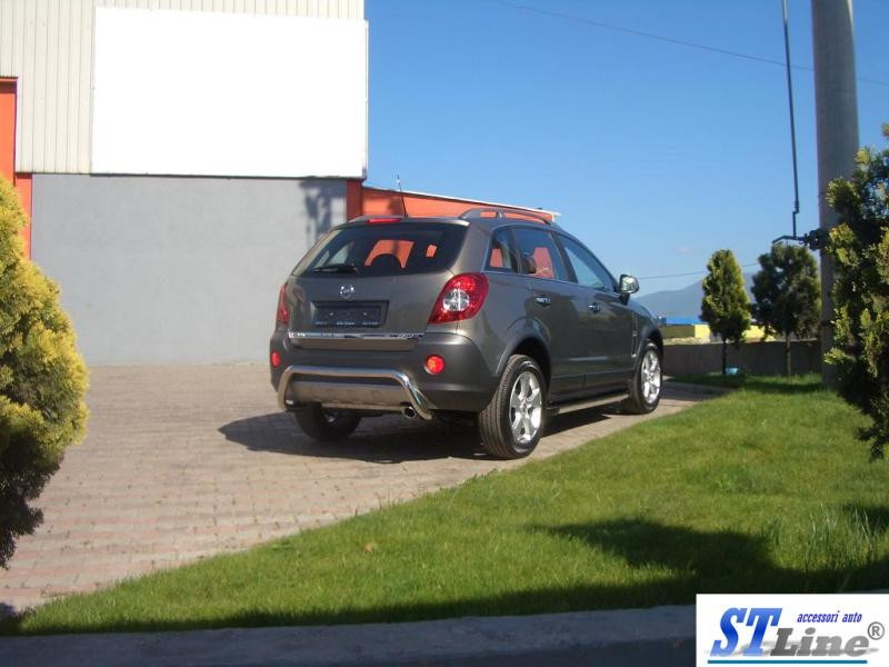 Купити Задня дуга AK007-1 (нерж.) для Opel Antara 2006-2017 рр