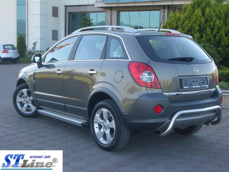 Купити Задня дуга AK007-1 (нерж.) для Opel Antara 2006-2017 рр