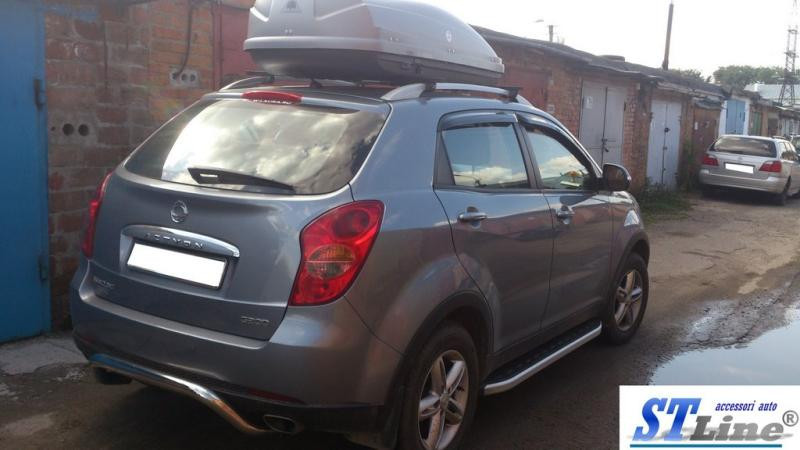 Купити Задня дуга AK007 (нерж) для SsangYong Korando 2010-2019 рр