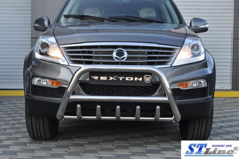 Купити Кенгурятник WT003 (нерж) для SsangYong Rexton I 2001-2017 рр