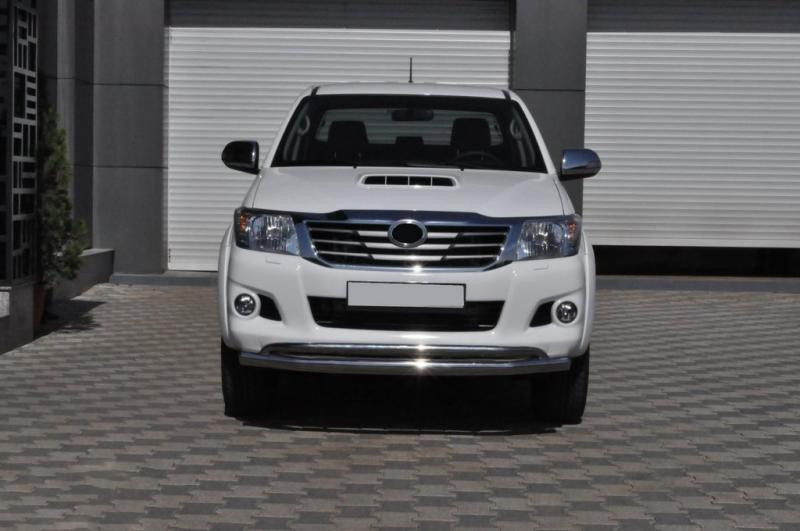 Купити Передній захист ST017 (нерж.) для Toyota Hilux 2006-2015 рр